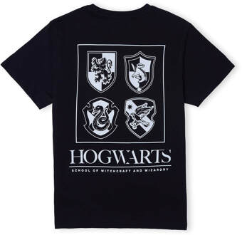 Harry Potter Hogwarts Men's T-Shirt - Black - S - Zwart