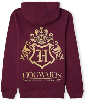Harry Potter Hogwarts Signature Unisex Hoodie - Burgundy - XXL Rood