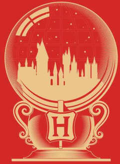 Harry Potter Hogwarts Snowglobe trui - Rood - XL