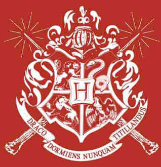 Harry Potter Hogwarts T-shirt - Rood - L
