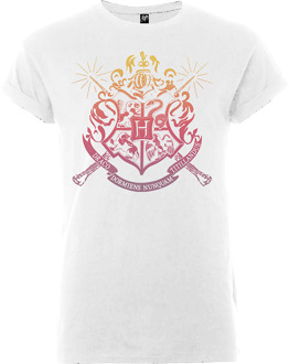 Harry Potter Hogwarts T-shirt - Wit - L