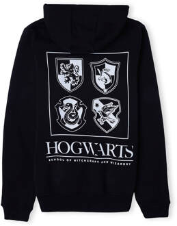 Harry Potter Hogwarts Unisex Hoodie - Black - XL - Zwart