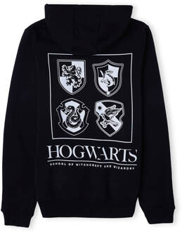 Harry Potter Hogwarts Unisex Hoodie - Black - XL