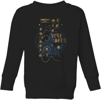 Harry Potter Hogwarts Yule Ball Kids' Sweatshirt - Black - 110/116 (5-6 jaar) Zwart