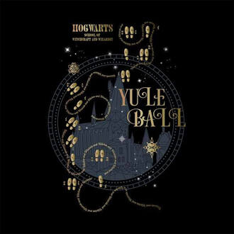 Harry Potter Hogwarts Yule Ball Sweatshirt - Black - XXL Zwart