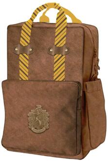 Harry Potter Hufflepuff Faux Leather Casual Fashion Backpack