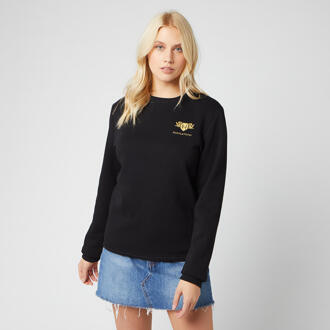 Harry Potter Hufflepuff Unisex Embroidered Sweatshirt - Black - M Zwart
