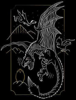 Harry Potter Hungarian Horntail Dragon dames trui - Zwart - M - Zwart