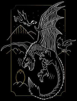 Harry Potter Hungarian Horntail Dragon trui - Zwart - L