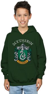 Harry Potter Jongens Slytherin Crest Hoodie (Bosgroen) - 5-6J / 110-116cm