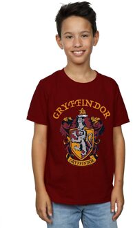 Harry Potter Jongens T-shirt Gryffindor Crest (Bourgondië) Bourgogne - 3-4J / 98-104cm