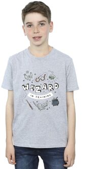 Harry Potter Jongens Tovenaar In Training T-Shirt (Sportgrijs) Lichtgrijs