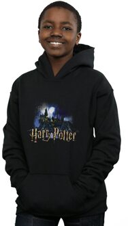 Harry Potter Jongens Zweinstein Kasteel Hoodie (Zwart) - 12-13J / 152-158cm