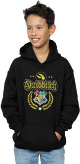 Harry Potter Jongens Zwerkbal Crest Hoodie (Zwart) - 12-13J / 152-158cm