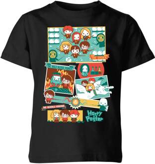 Harry Potter Kids Cute Films kinder t-shirt - Zwart - 134/140 (9-10 jaar) - L