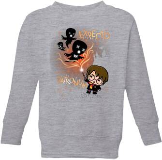 Harry Potter Kids Expecto Patronum Kids' Sweatshirt - Grey - 146/152 (11-12 jaar) Grijs - XL