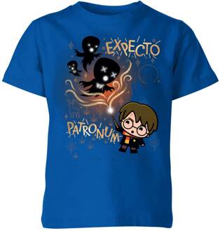 Harry Potter Kids Expecto Patronum Kids' T-Shirt - Blue - 98/104 (3-4 jaar) Blauw - XS
