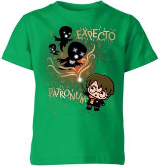 Harry Potter Kids Expecto Patronum Kids' T-Shirt - Green - 146/152 (11-12 jaar) - Groen - XL