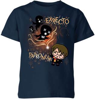 Harry Potter Kids Expecto Patronum Kids' T-Shirt - Navy - 146/152 (11-12 jaar) - XL