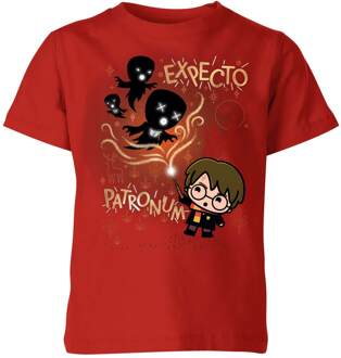 Harry Potter Kids Expecto Patronum Kids' T-Shirt - Red - 134/140 (9-10 jaar) - Rood - L