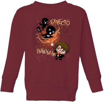 Harry Potter Kids Expecto Patronum kindertrui - Burgundy - 146/152 (11-12 jaar) Wijnrood - XL