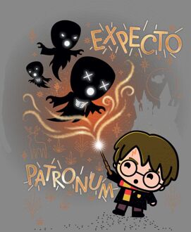 Harry Potter Kids Expecto Patronum Men's T-Shirt - White - XL Wit