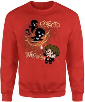 Harry Potter Kids Expecto Patronum Sweatshirt - Red - XL - Rood