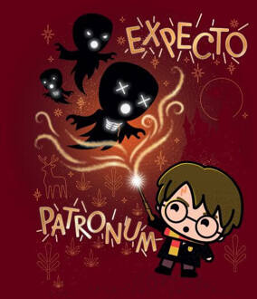 Harry Potter Kids Expecto Patronum Women's T-Shirt - Burgundy - XS Rood