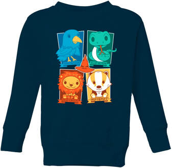 Harry Potter Kids Hogwarts Houses kindertrui - Navy - 134/140 (9-10 jaar) - L
