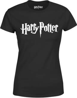 Harry Potter Logo Dames T-shirt - Zwart - L
