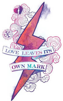 Harry Potter Love Leaves Its Own Mark dames t-shirt - Wit - L