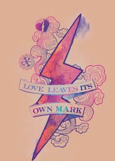 Harry Potter Love Leaves Its Own Mark Women's T-Shirt - Dusty Pink - XXL Roze
