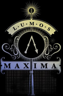 Harry Potter Lumos Maxima dames t-shirt - Zwart - M