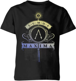 Harry Potter Lumos Maxima kinder t-shirt - Zwart - 146/152 (11-12 jaar)