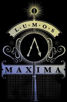 Harry Potter Lumos Maxima t-shirt - Zwart - L
