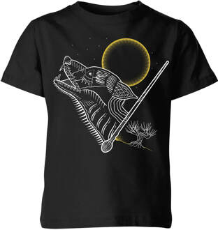 Harry Potter Lupin kinder t-shirt - Zwart - 110/116 (5-6 jaar) - Zwart