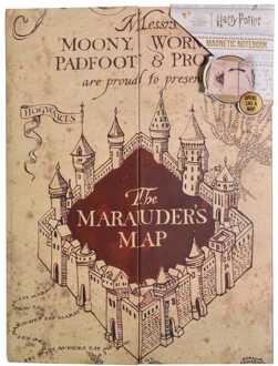 Harry Potter Magnetic A5 Notebook Marauders Map