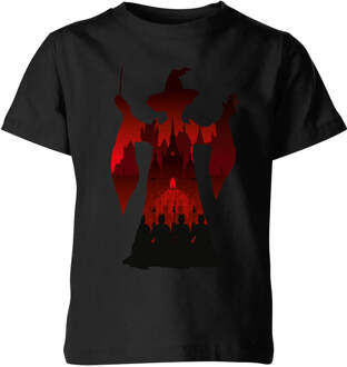 Harry Potter McGonagall Silhouet kinder t-shirt - Zwart - 146/152 (11-12 jaar)