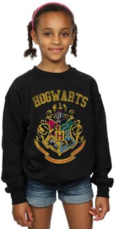 Harry Potter Meisjes gevuld Varsity-sweatshirt met helm (Zwart) - 3-4J / 98-104cm