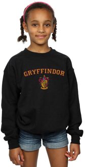 Harry Potter Meisjes Gryffindor Crest Sweatshirt (Zwart) - maat