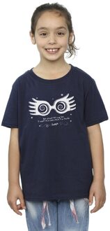 Harry Potter Meisjes Luna Anders Zijn Katoenen T-Shirt (Marineblauw) Navy - 7-8J / 122-128cm