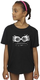 Harry Potter Meisjes Luna Anders Zijn Katoenen T-Shirt (Zwart) - maat