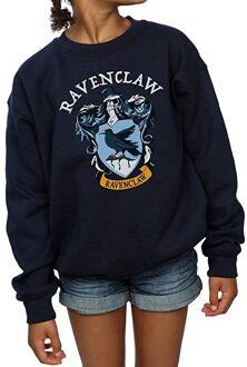 Harry Potter Meisjes Ravenclaw Sweatshirt (Marineblauw) - maat Navy