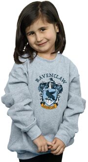 Harry Potter Meisjes Ravenclaw Sweatshirt (Sportgrijs) - maat 12-13J / 152-158cm Lichtgrijs