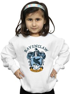 Harry Potter Meisjes Ravenclaw Sweatshirt (Wit) - maat 5-6J / 110-116cm