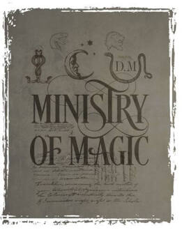 Harry Potter Ministry Of Magic dames t-shirt - Wit - S