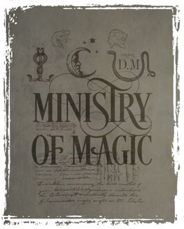 Harry Potter Ministry Of Magic t-shirt - Wit - S