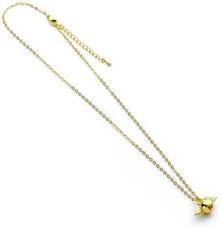 Harry Potter Necklace Golden Snitch Charm (Golden Tone)