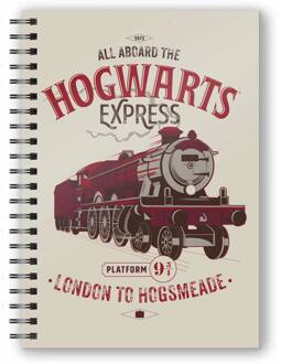 Harry Potter Notebook with 3D-Effect All Aboard the Hogwarts Express