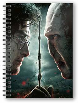 Harry Potter Notebook with 3D-Effect Harry Potter vs. Voldemort
